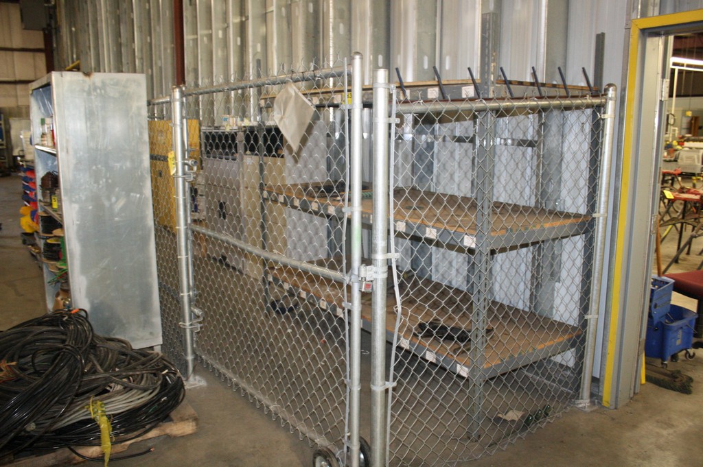 TOOL CRIB FENCINGAPROX. 5' X 30' AREA, WITH GATE
