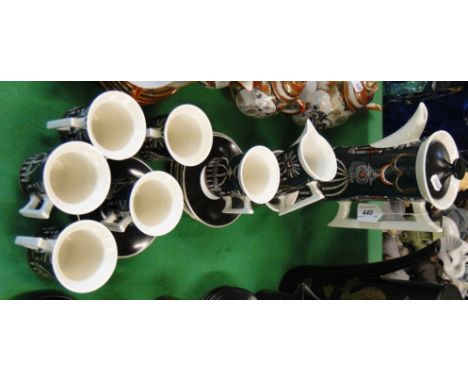 A Portmeirion "Magic City" coffee service.