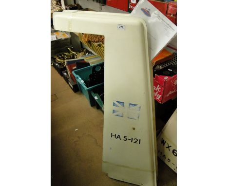 Pair of Hover Hawk fins, vintage 1969, HA 5- 121, ex Scarborough