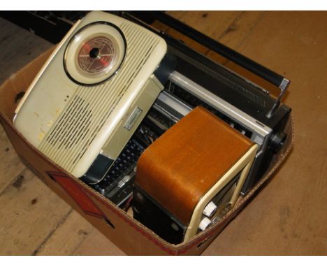A Vintage Bush radio and 3 others.