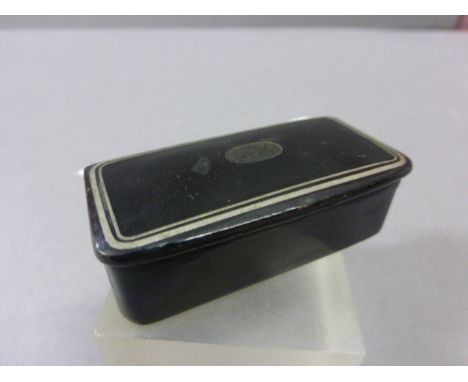 Georgian Papier Mache Snuff Box