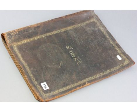 Vintage Leather Stationary Folder