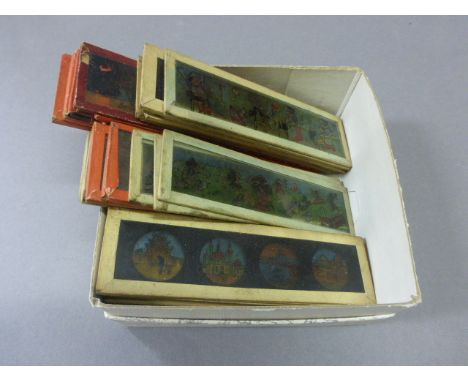 Group of Magic Lantern Slides, Children Themed including a Mickey Mouse