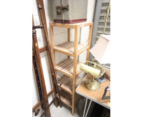 Wooden Shelf Unit of Square Form