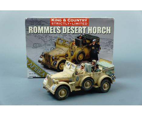 King &amp; Country scale model Rommel's Desert Horch, AK46