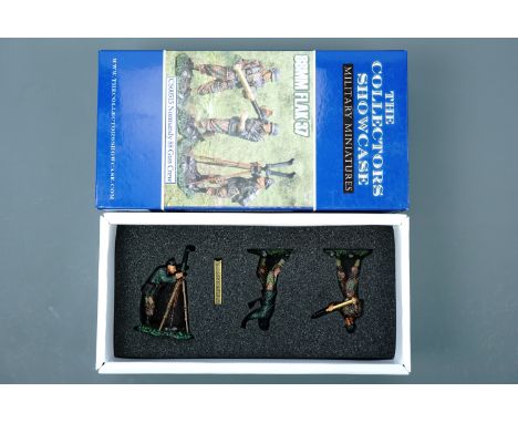 A Collectors' Show Case scale model Normandy 88 Gun Crew