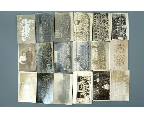 Approximately 40 Great War photographic portrait and similar postcards