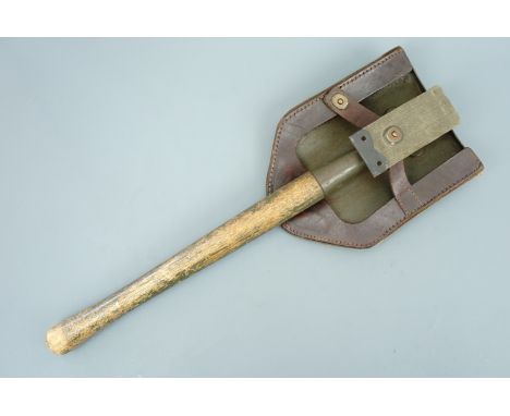 A Second World War US Army M-1943 folding entrenching tool
