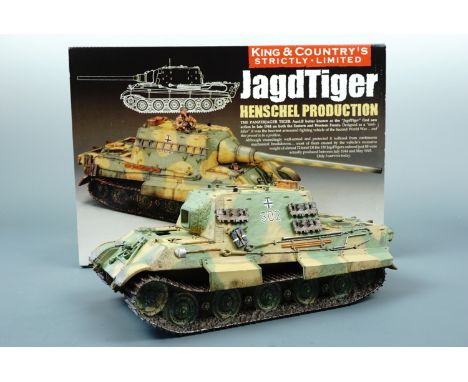A King &amp; Country scale model Henschel production Jagtiger WSS180SL