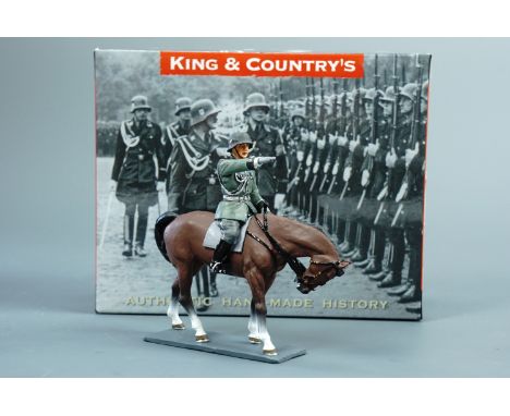 A King &amp; Country scale model Berlin '38 Wehrmacht Mounted Officer, LAH63