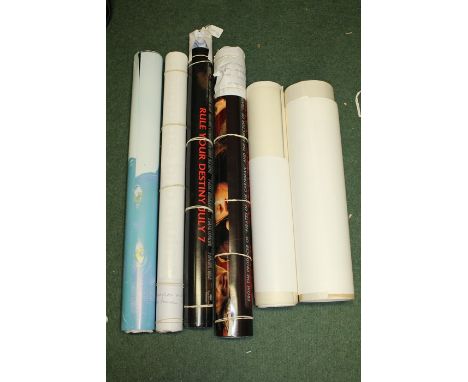 Extensive collection of film posters, to include the Godfather, Shakespeare in Love, King Arthur, various vintage prints, and