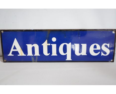 Enamel sign antiques 