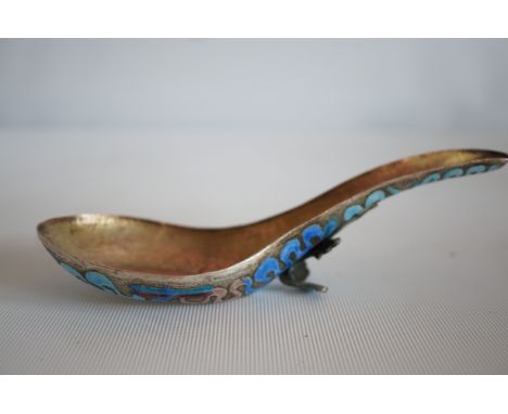 Russian enamel spoons 