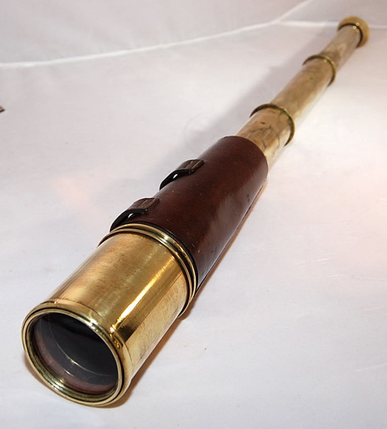 ANTIQUE TELESCOPE BY A.G. PARKER AND CO. LTD OF BIRMINGHAM, MODEL THE ...