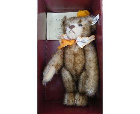 A Steiff limited edition bear, 'Teddy Clown 1928', 1993/1994 Steiff Cub bear, with original box.