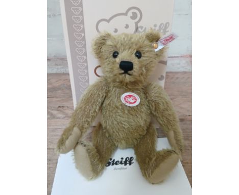 A Steiff growler bear, 'Gregory - The Growler Bear', no.315/1908, with original box and certificate.