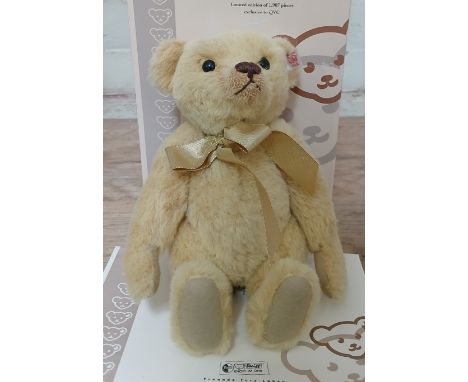 A Steiff limited edition bear, 'Edward - The Golden Era Bear', no.1185/1907, with original box and certificate.