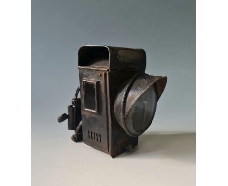 A 19th century Joseph Lucas Popular tricycle lamp.