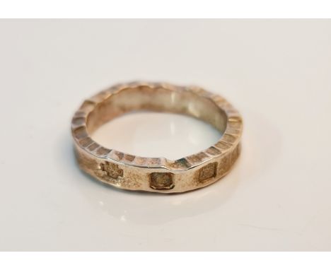 A marked 925 band ring, ring size X