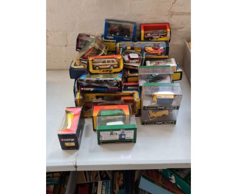 A collection of Corgi vehicles boxed.