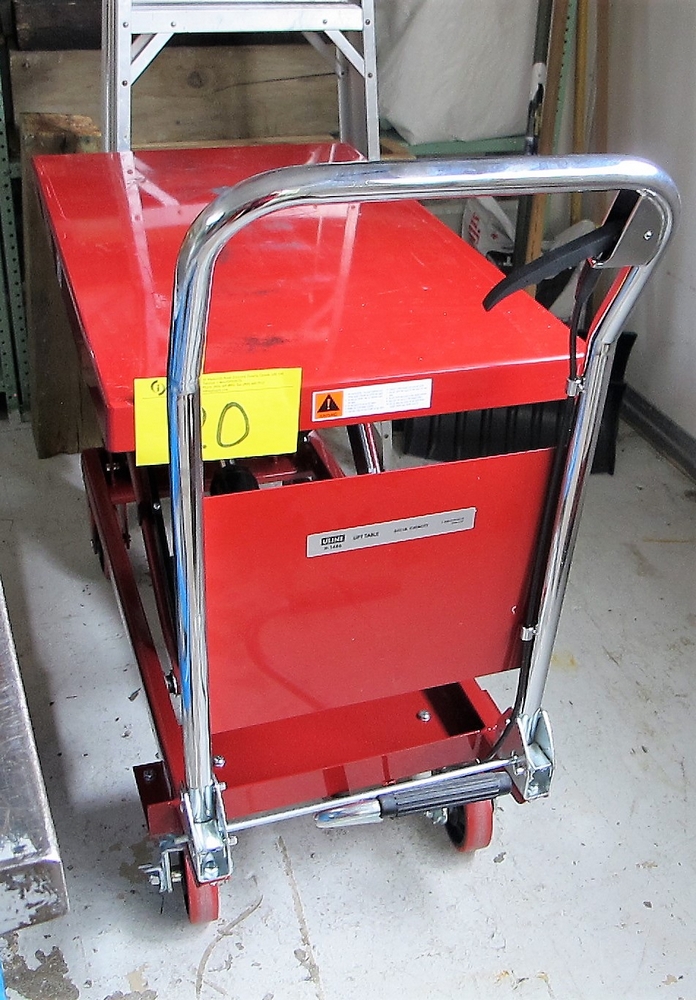 ULINE HYDRAULIC LIFT CART