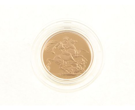 Royal Mint 2015 sovereign fifth portrait gold proof coin with box and certificate