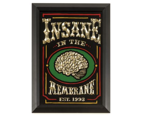 δ Ryan Callahan (RYCA) (b.1981)Mini Insane Gold Screenprinted glass, resin, wood and chrome plating, 2014, signed and numbere