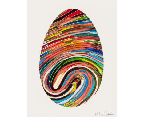 δ Marc Quinn (b.1964)Prismatic Labyrinth (299 U)Digital pigment print with screenprinted spot glaze, 2018, signed and numbere