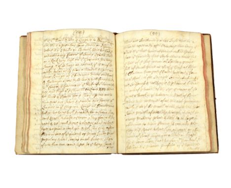 Worcester, Charles Somerset, Marquess of (1660 - 98).  Autograph manuscript in ink: A Short Account of my Voyage into France 