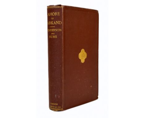 Henderson, George and Allan O. Hume. Lahore to Yarkland. Incidents of the Route and Natural History of the Countries Traverse