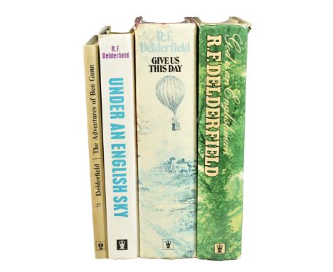  R. F. Delderfield - four books - comprising - 'God is an Englishman' published Hodder &amp; Stoughton 1970, with handwritten