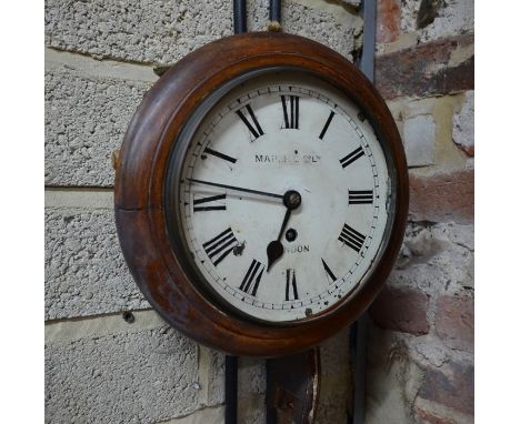 Maple &amp; Co. single fusee wall clock a/f