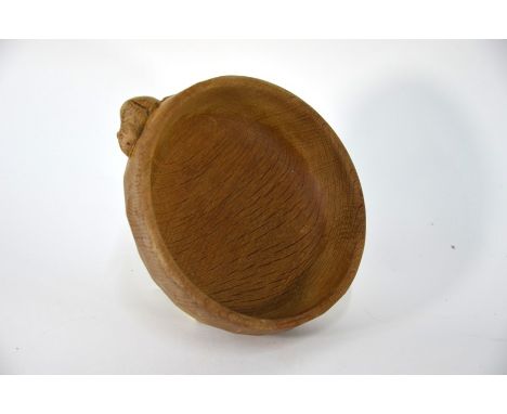 A Thompson of Kilburn 'Mouseman' nut bowl, 15 cm diam