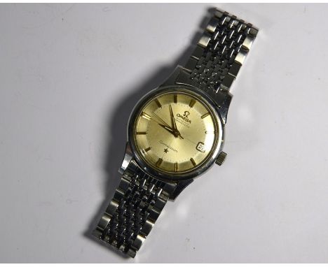 A gentleman's stainless steel Omega Constellation Automatic chronometer, 24-Jewel movement, no 18329232, no papers or packagi