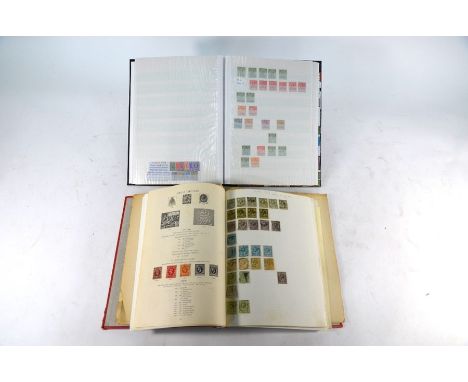 An album and a stock-book containing a quantity of Edwardian and George V definitives, 1/2d - 1s, to/w commemoratives (1935 J