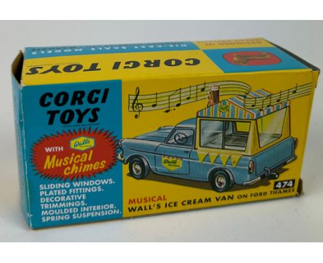 A CORGI TOYS REISSUE NO. 474 WALLS ICE CREAM DELIVERY VAN, boxed in original packaging**Please note this lot will be availabl