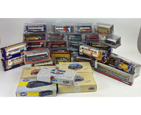 A COLLECTION OF BOXED CORGI TOYS TO INCLUDE NUMEROUS CORGI OMNIBUSES,**Please note this lot will be available for collection 