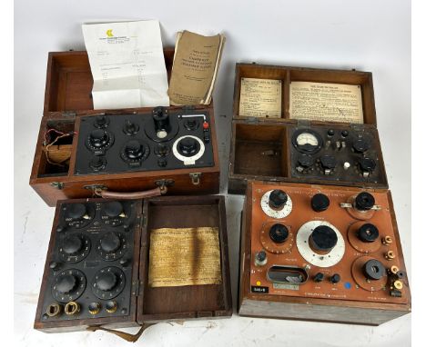 EARLY SCIENTIFIC EQUIPMENT: To include Cambridge Instruments Portable Potentiometer, Wheatstone bridge and H.Tinsley and Co T