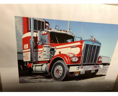ANDREW HOLMES THERMO KING AMERICAN TRUCK PRINT