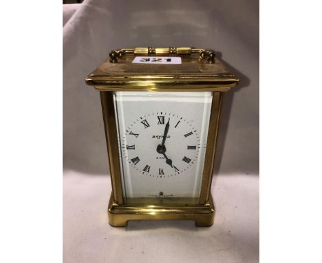 BAYARD EIGHT DAY CARRIAGE CLOCK