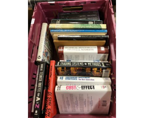 BOX OF VARIOUS HARDBACK BOOKS INCLUDING WORKS ON CHINESE CERAMICS AND ORIENTAL ART (CRATE NOT INCLUDED)