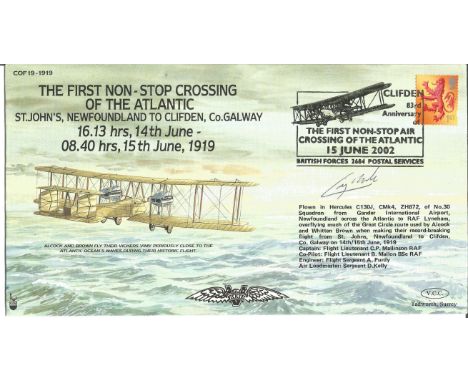 The First Non-Stop Crossing of the Atlantic (Alcock and Brown), 14 15 June 1919. British Forces pictorial postmark 83rd Anniv