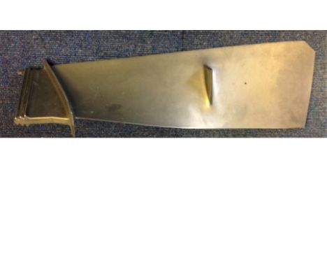 Aviation Rolls Royce RB211 jet Engine blade piece missing in corner is to prevent blade being re-entered into service. The Ro