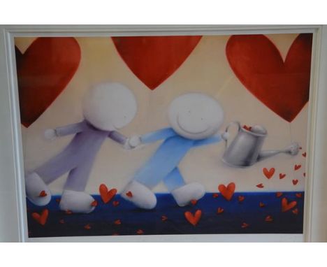 Doug Hyde (British, b. 1972), "Love Keeps Growing", a limited edition giclee print, signed in pencil ed. 282/495, with De Mon