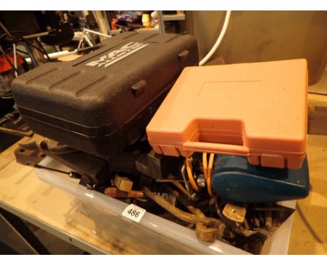 Selection of woodworking tools including some vintage examples  CONDITION REPORT: All electrical items in this lot have been 