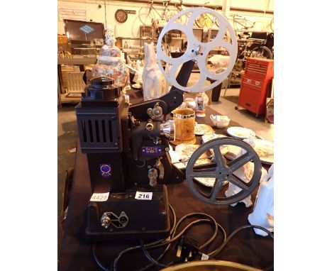 LED lamp in the form of a vintage Pathe projector 