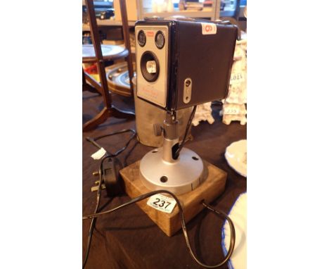 LED lamp in the form of a vintage Kodak Brownie box camera CONDITION REPORT: All electrical items in this lot have been PAT t