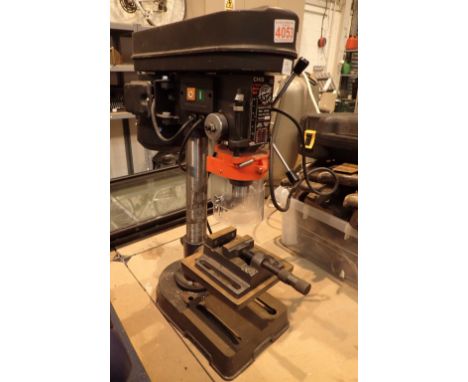 Small home workshop style bench drill and vice 