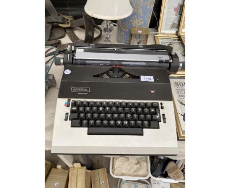AN IMPERIAL ALPHA TYPEWRITER 