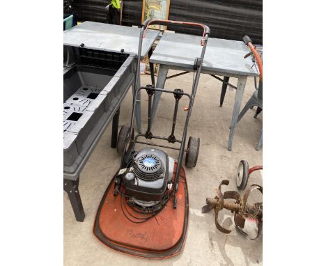 A HOVVER MOWER WITH HONDA 5.5HP ENGINE 